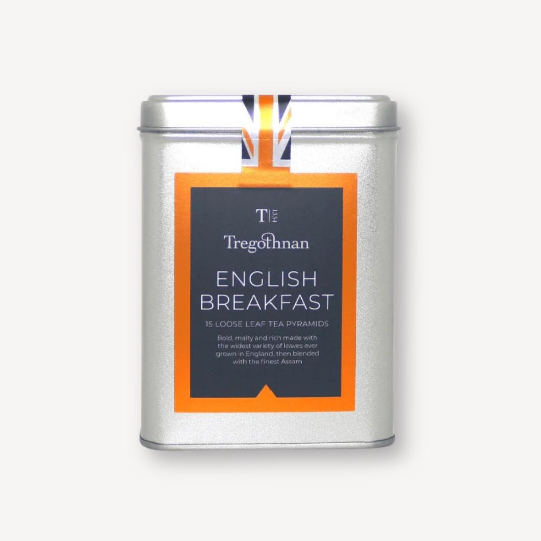 English Breakfast Loose Leaf Tea Pyramids from Tregothnan - Cornwall