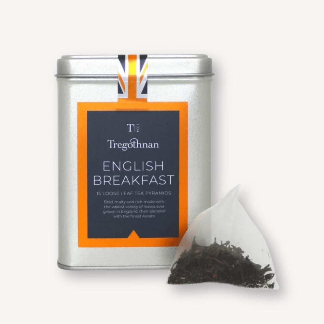 English Breakfast Loose Leaf Tea Pyramids from Tregothnan - Cornwall