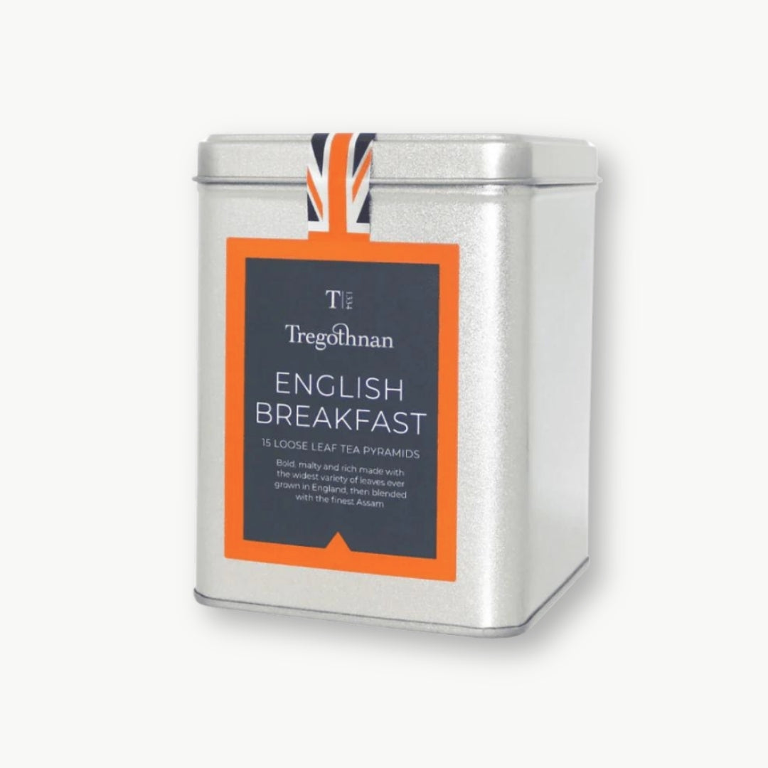 English Breakfast Loose Leaf Tea Pyramids from Tregothnan - Cornwall