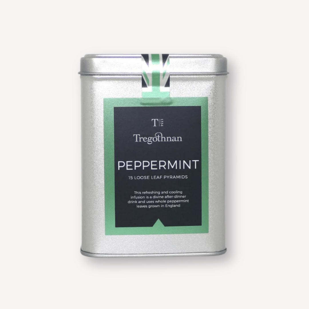 Peppermint Loose Leaf Tea Infusion Pyramids from Tregothnan - Cornwall