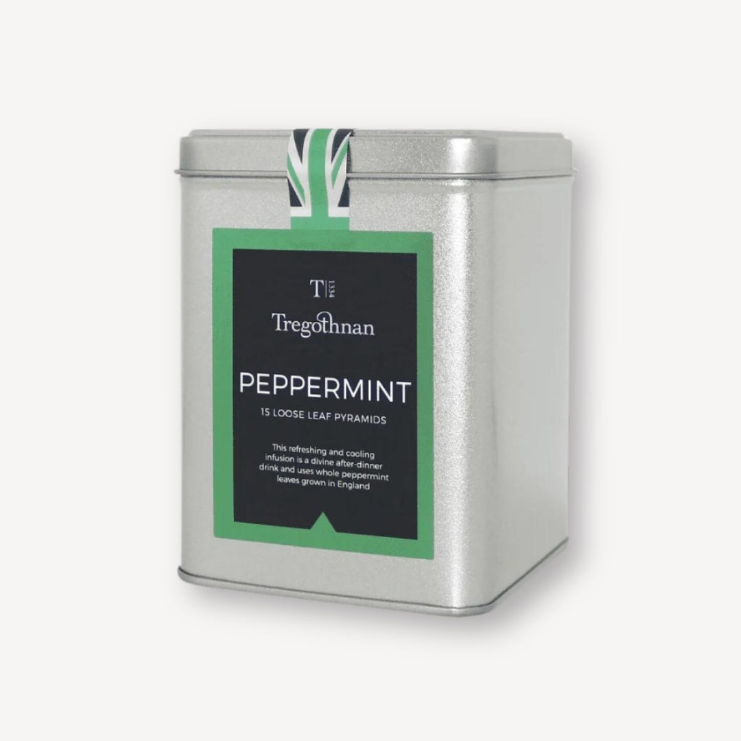 Peppermint Loose Leaf Tea Infusion Pyramids from Tregothnan - Cornwall