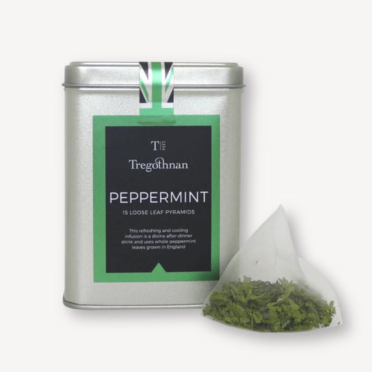 Peppermint Loose Leaf Tea Infusion Pyramids from Tregothnan - Cornwall