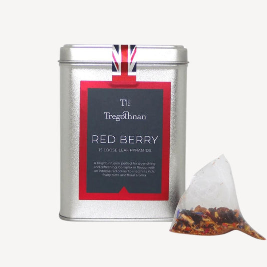 Red Berry Loose Leaf Tea Infusion Pyramids from Tregothnan - Cornwall