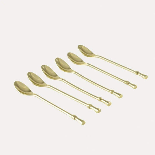 Remi Golden Teaspoons | Set of 6