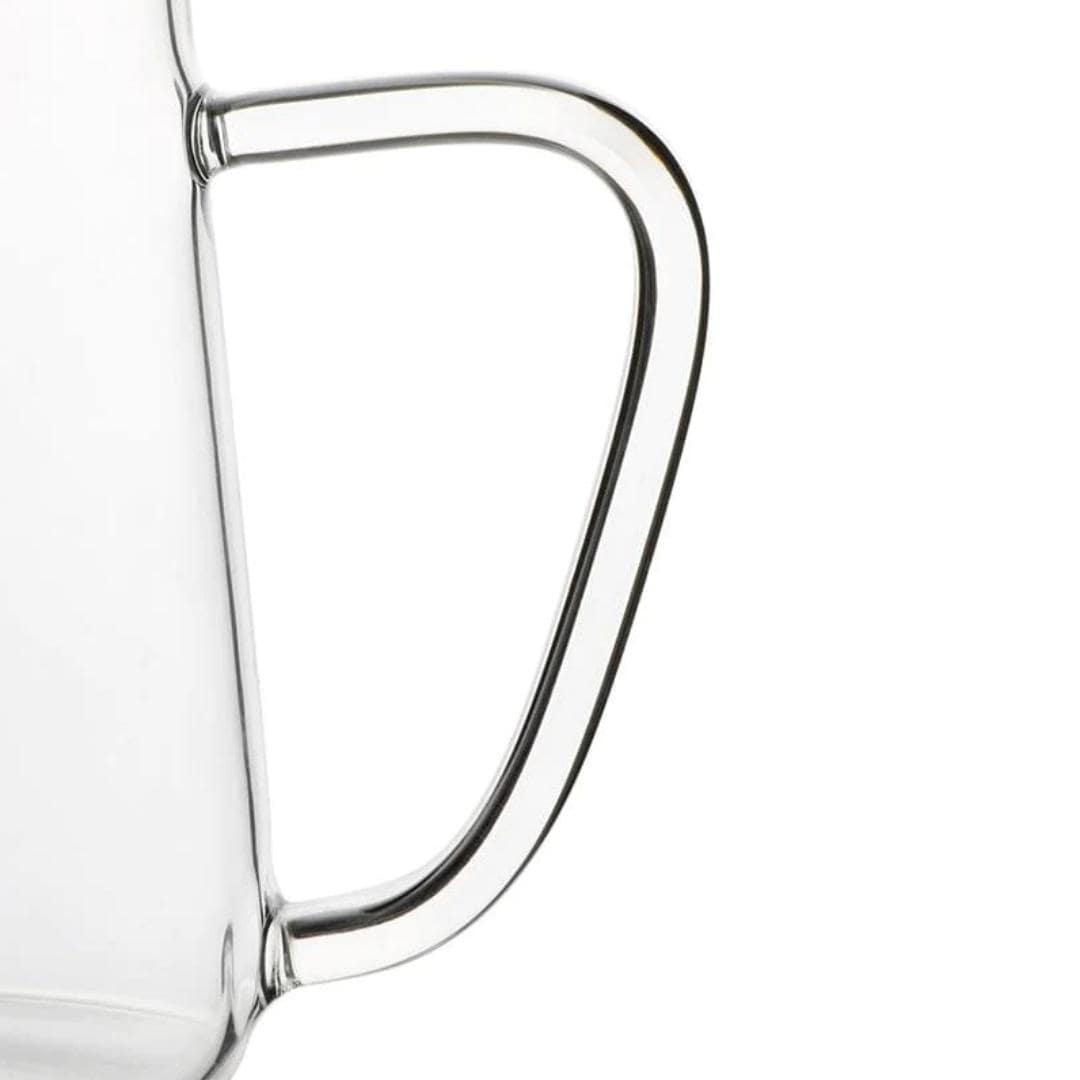 Viva Scandinavia Classic glass milk jug handle close-up